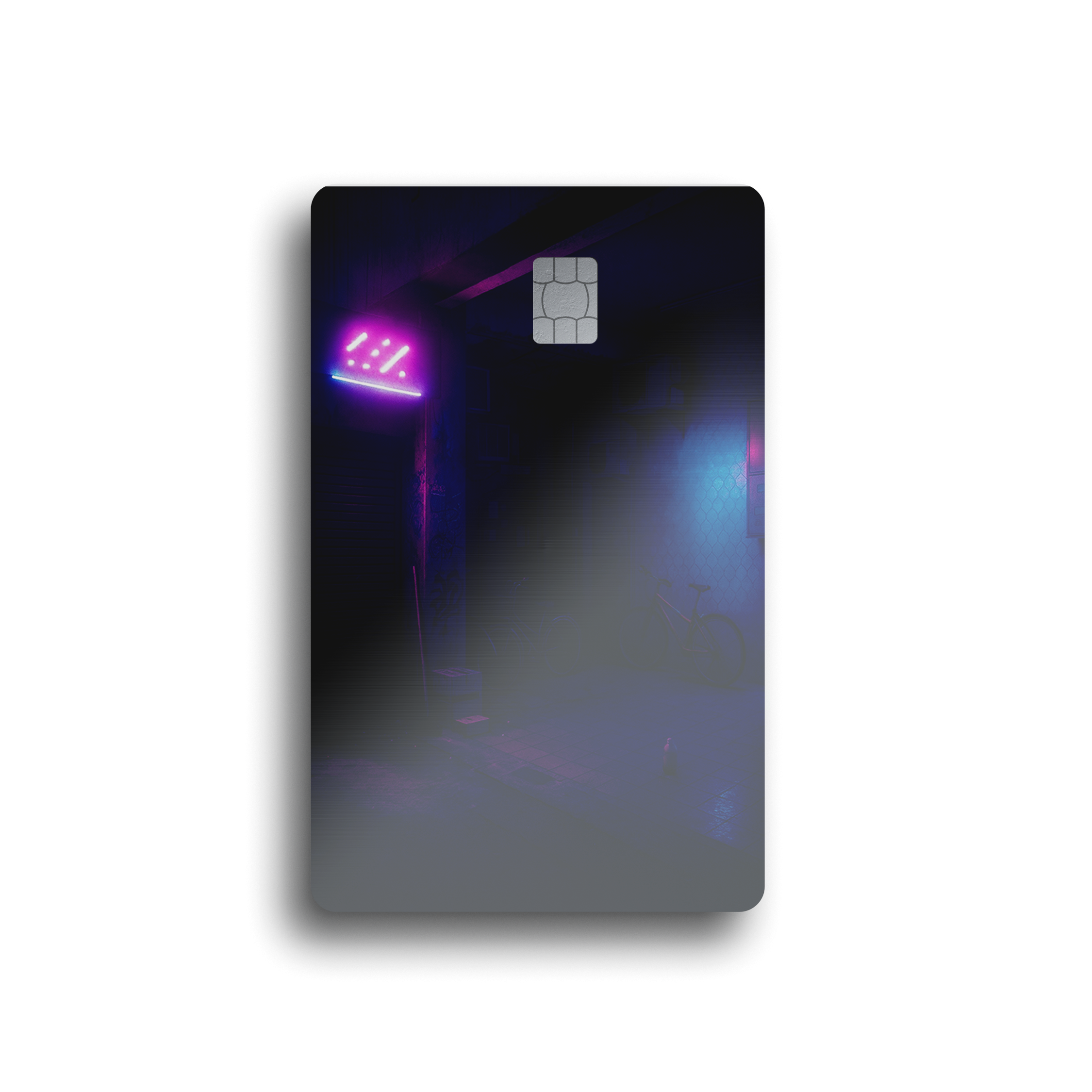 Neon District Card Skin